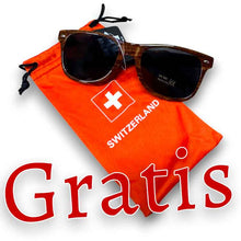 Lade das Bild in den Galerie-Viewer, Sonnenbrille 0511 Holzeffekt (Rot) Braun UV400