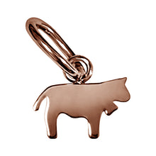 Lade das Bild in den Galerie-Viewer, Charms Kuh Rosegold
