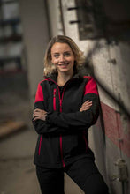 Lade das Bild in den Galerie-Viewer, Softshell Damen Activwear Prime Schwarz Rot