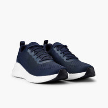 Lade das Bild in den Galerie-Viewer, Super leichte und felxible Sneakers - Navy von vorne