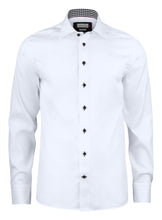 Lade das Bild in den Galerie-Viewer, Hemd "Red Bow" Bugelfrei Unisex Weiss / Schwarz