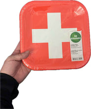 Lade das Bild in den Galerie-Viewer, 6 Quadratische Teller 23cm Schweiz