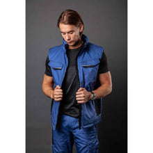 Lade das Bild in den Galerie-Viewer, Projob Arbeitsweste mit Kontrastelementen Blau
