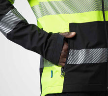 Lade das Bild in den Galerie-Viewer, Projob gefütterte Wind- & Wasserdichte Softshelljacke Klasse 1