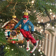 Lade das Bild in den Galerie-Viewer, Weihnachts "Kugel" Skifahrer