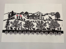 Carica l'immagine nel visualizzatore di Gallery, Scherenschnitt PVC Tischset Tradition 2