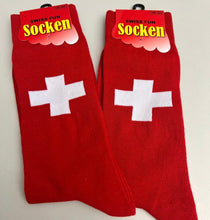 Lade das Bild in den Galerie-Viewer, Socken Schweizerkreuz