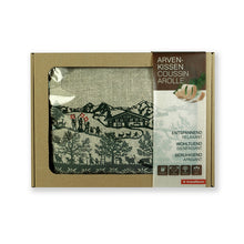 Lade das Bild in den Galerie-Viewer, ARVEN-KISSEN Linen beige Scherenschnitt by Esther Gerber