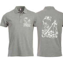 Lade das Bild in den Galerie-Viewer, Polo Alphorn & Fahnenschwinger, Grau, Rücken & Brust