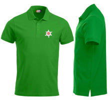 Lade das Bild in den Galerie-Viewer, Polo Apfelgrün mit Edelweiss Brust