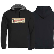 Lade das Bild in den Galerie-Viewer, Hoodie Schwarz, Basel-Stadt Wappen / Schild