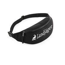 Lade das Bild in den Galerie-Viewer, Bauchtasche Schwarz mit Landjäger
