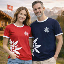 Load image into Gallery viewer, Bicolor T-Shirt Edelweiss