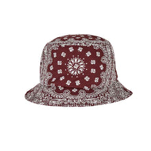 Lade das Bild in den Galerie-Viewer, Bucket Hut Bandana cherry vorne