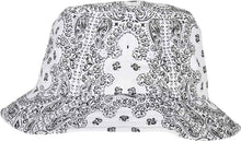 Lade das Bild in den Galerie-Viewer, Bucket Hut Bandana weiss seite