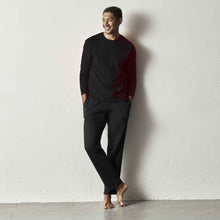 Lade das Bild in den Galerie-Viewer, T-Shirt Langarm Schwarz