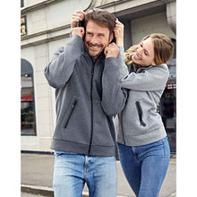 Load image into Gallery viewer, Men's Hooded Jacket, Marled Interlock