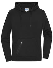 Charger l'image dans la galerie, Daiber Damen-Hoodie Interlock black
