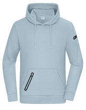 Load image into Gallery viewer, Daiber Herren-Hoodie Interlock Milky blue
