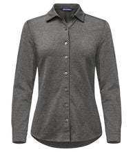 Load image into Gallery viewer, Damen Advantage Bluse anthrazit meliert vorne