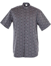 Lade das Bild in den Galerie-Viewer, Edelweiss Hemd Stehkragen Kurzarm 100% Baumwolle