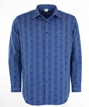 Lade das Bild in den Galerie-Viewer, Original Edelweiss Hemden 100% Baumwolle, mit Kragen in Dunkel Blau