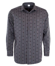 Lade das Bild in den Galerie-Viewer, Original Edelweiss Hemden 100% Baumwolle, mit Kragen in Dunkel Grau