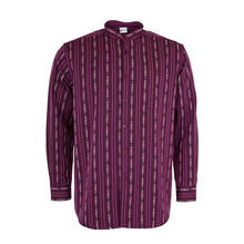 Lade das Bild in den Galerie-Viewer, Edelweiss Hemd langarm Stehkragen Violet
