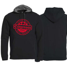 Lade das Bild in den Galerie-Viewer, Hoodie Schwarz, Eidgenoss Stempel