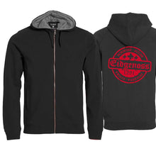 Lade das Bild in den Galerie-Viewer, Kapuzenjacke Schwarz, Eidgenoss Stempel
