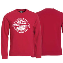 Lade das Bild in den Galerie-Viewer, Pullover Rot, Eidgenoss Stempel