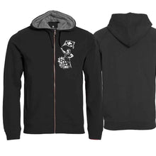 Lade das Bild in den Galerie-Viewer, Kapuzenjacke Fahnenschwinger, Schwarz, Brust