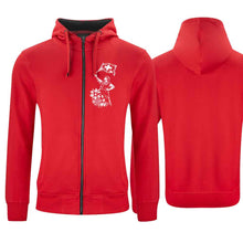Lade das Bild in den Galerie-Viewer, Kapuzenjacke Fahnenschwinger, Rot, Brust