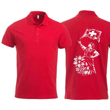 Lade das Bild in den Galerie-Viewer, Polo Fahnenschwinger, Rot, Rücken