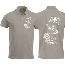 Lade das Bild in den Galerie-Viewer, Polo Fahnenschwinger, Silber, Brust + Rücken