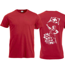 Lade das Bild in den Galerie-Viewer, T-Shirt Fahnenschwinger, Rot, Rücken
