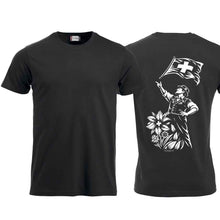 Lade das Bild in den Galerie-Viewer, T-Shirt Fahnenschwinger, Schwarz, Rücken