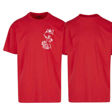 Lade das Bild in den Galerie-Viewer, Oversize T-Shirt Fahnenschwinger, Rot, Brust