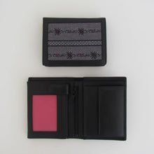 Load image into Gallery viewer, Portemonnaie Edelweiss Anthrazit Hochformat