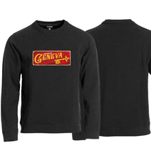 Lade das Bild in den Galerie-Viewer, Pullover schwarz, Geneva (Englisch) Wappen / Schild