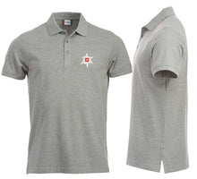 Lade das Bild in den Galerie-Viewer, Polo Graumeliert mit Edelweiss Brust