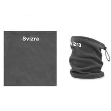 Lade das Bild in den Galerie-Viewer, Halswärmer / Nackenwärmer in Grau, Text Svizra