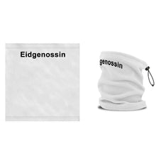 Lade das Bild in den Galerie-Viewer, Halswärmer / Nackenwärmer in Weiss, Text Eidgneossin