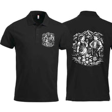 Charger l'image dans la galerie, Polo Heidi & Peter, noir, poitrine & dos