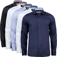 Lade das Bild in den Galerie-Viewer, Hemd "Red Bow" Bugelfrei