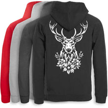 Lade das Bild in den Galerie-Viewer, Kapuzenjacke mit Hirsch,