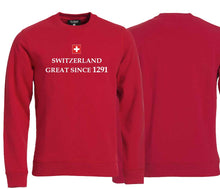 Carica l'immagine nel visualizzatore di Gallery, Maglione «Switzerland Great Since 1291», ricamato