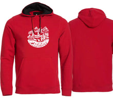 Lade das Bild in den Galerie-Viewer, Premium Hoodie Rot mit Scherenschnitt