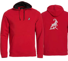 Lade das Bild in den Galerie-Viewer, Premium Hoodie Rot mir Logo