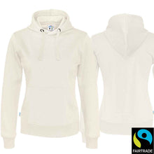 Lade das Bild in den Galerie-Viewer, Hoodie Women Bio-Fair Creme Fairtrade